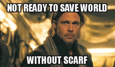 World War Z – Not Ready to Save World Without Scarf