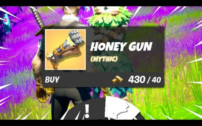 New HONEY GUN Weapon in the Fortnite Update!